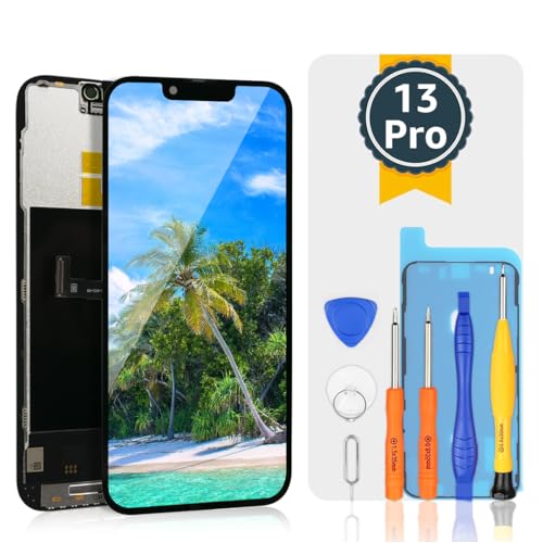 bokman für iPhone 13 Pro Display Ersatzbildschirm LCD-Glas-Touchscreen, Passendes Profi-Werkzeugset enthalten von bokman