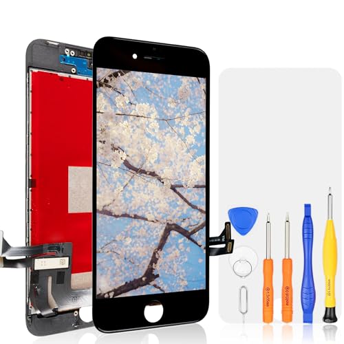 bokman für iPhone SE 2022/iPhone SE3 Display Reparaturset Schwarz(inkl. Glas, Retina LCD, Touchscreen), Passendes Profi-Werkzeugset enthalten von bokman