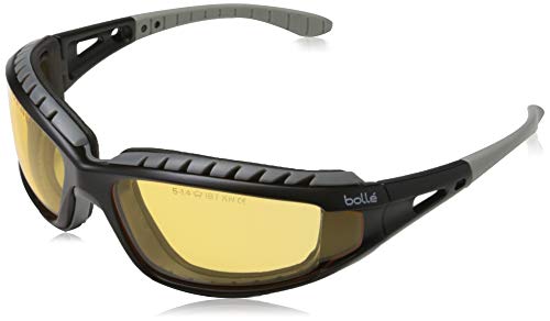 Bollé Bolle Tracker 2 / II Schutzbrille - Gelbe Linse, Halteleine & Aufbewahrungstasche von bollé