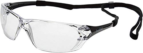 Bollé Safety PRIPSI, Schwarze Schutzbrille mit klaren Linsen Serie PRISM 2 von bollé