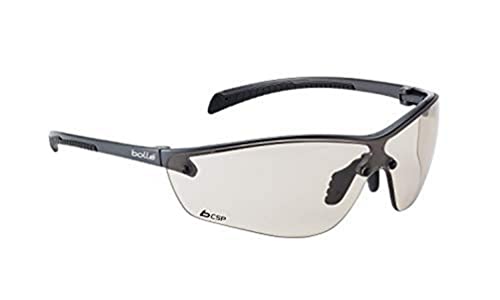 Bollé Safety SILPCSP, Schutzbrille mit CSP-Objektive, Einheitsgröße Serie SILIUM+, Schwarz von Bolle Safety