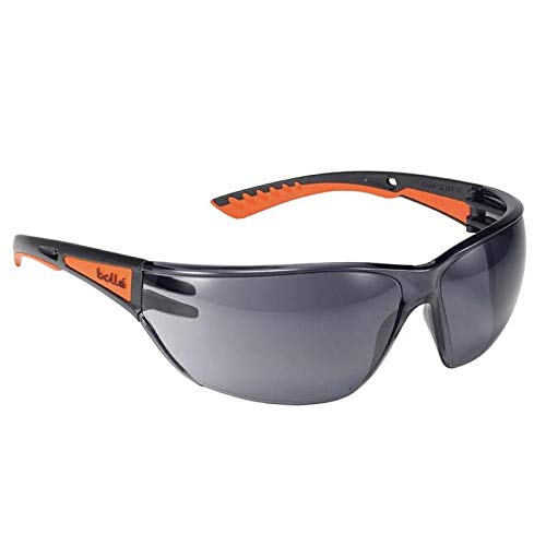 Bollé Safety PSSSLAM-417, Sicherheitsbrille 1 Stück, Einheitsgröße, schwarz/orange Serie SLAM+ von bollé