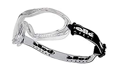 Bollé Safety X90PSI, Transparent Schutzbrille mit verstellbarem Gurt Serie X90 / NITRO von bollé