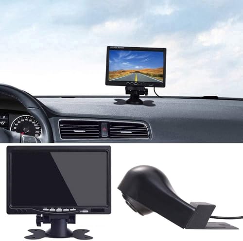 Dritte Dach Bremsleuchte Kamera Bremslicht Einparkkamera Rückfahrkamera Nachtsicht Kamera für VW Crafter dritte 3 Bremsleuchte ab 2017 +7" Zoll LCD Monitor von bossanton