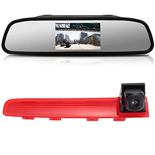 Rückfahrkamera t5 t6 Auto Dritte Dachmontage Bremslicht Rückfahrkamera mit 4.3" Rückspiegel Monitor für Transporter VW T5 Multivan T6 Caravelle Rückfahrkamera t5 t6 Auto Dritte Dachmontage Bremslicht Rückfahrkamera mit 4.3" Rückspiegel Monitor für Transporter VW T5 Multivan T6 Caravelle von bossanton