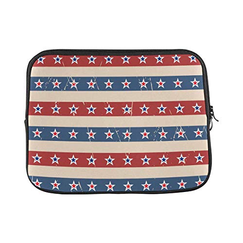 Laptop Hülle Tasche Amerikanisches Patriotisches Sternenbanner Muster In Vintage Farben Notebooktasche Frauen Wasserdicht Laptoptasche, Für Notebook, Laptops, 15In von bozhoushisuhangbaihuoyouxiangongsi