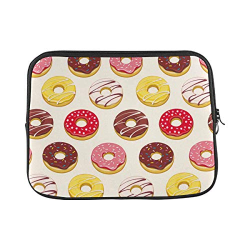 Laptop Hülle Tasche Bunte Donuts Laptoptasche Mode Stoßfeste Tablet Tragetasche, Für Notebook, Laptops, 15In von bozhoushisuhangbaihuoyouxiangongsi