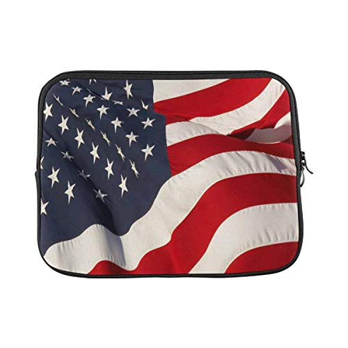 Laptop Hülle Tasche Cover Nahaufnahme Der Amerikanischen Flagge Notebook Hülle Mode Stoßfeste Laptop-Abdeckung, Für Notebook, Laptops, 15In von bozhoushisuhangbaihuoyouxiangongsi