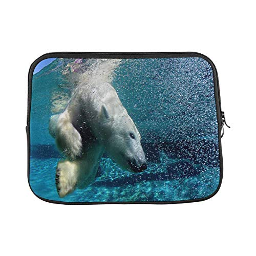 Laptop Hülle Tasche Eisbärentauchen Schutzhülle Für Laptop Wasserdicht Stoßfeste Tablet Tragetasche, Für Laptops, Notebook, 15In von bozhoushisuhangbaihuoyouxiangongsi