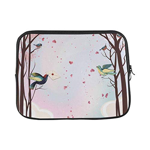 Laptop Hülle Tasche Rosa Und Vögel Notebook Hülle Stoßfeste Mode Notebooktasche, Für Laptops, Notebook, 15In von bozhoushisuhangbaihuoyouxiangongsi