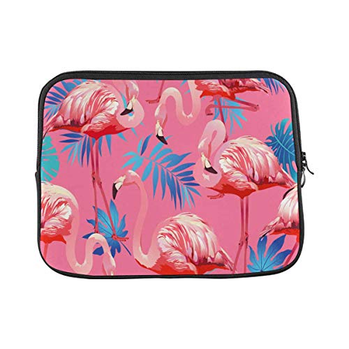 Laptophülle Flamingo Vogel Und Tropische Blumenmuster Notebook Hülle Mit Reißverschluß Mode Tablet Tasche Hülle, Für Notebook, Laptops, 15In von bozhoushisuhangbaihuoyouxiangongsi