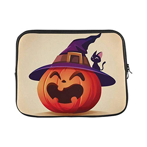 Laptophülle Halloween Kürbis Notebook Hülle Mit Reißverschluß Mode Notebook Hülle Tasche, Für Laptops, Notebook, 15In von bozhoushisuhangbaihuoyouxiangongsi