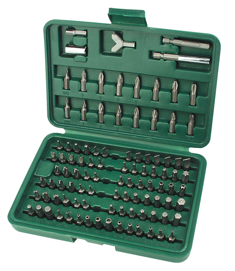 BRÜDER MANNESMANN Bit-Satz-Box, 100-teilig, in einer Box BRÜDER MANNESMANN Bit-Satz-Box, 100-teilig, in einer Box von brÜder mannesmann green line