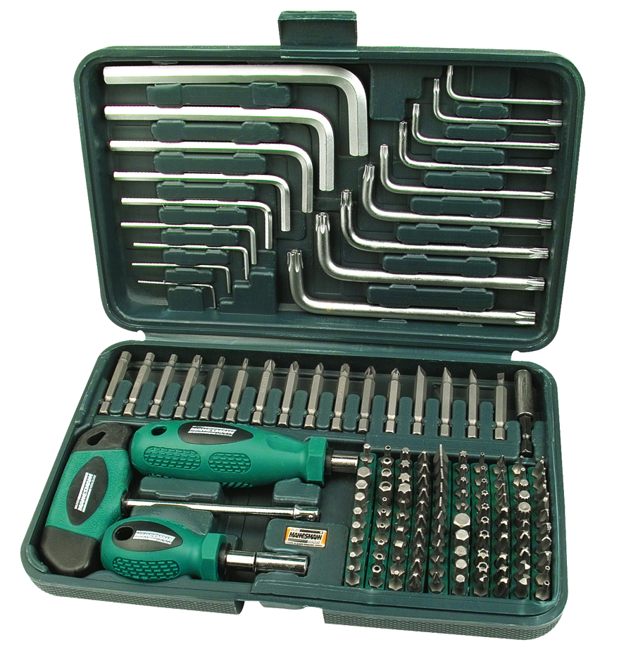 BRÜDER MANNESMANN Bit-Satz-Box, 139-teilig, in einer Box BRÜDER MANNESMANN Bit-Satz-Box, 139-teilig, in einer Box von brÜder mannesmann green line
