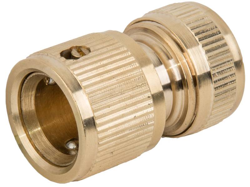 Bradas 1/2,  Schlauchkupplung, Messing von bradas