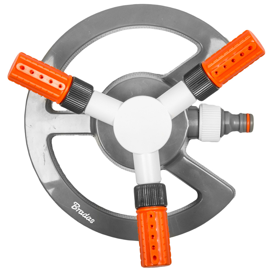Bradas 3-Arm-Rasensprenger WHITE LINE, grau/weiß/orange Bradas 3-Arm-Rasensprenger WHITE LINE, grau/weiß/orange von bradas