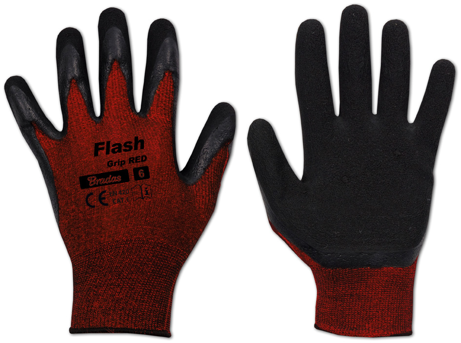 Bradas Arbeitshandschuh Flash Grip RED, schwarz/rot, L Bradas Arbeitshandschuh Flash Grip RED, schwarz/rot, L von bradas