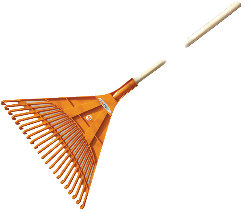 Bradas Fächerrechen Quick Fit mit Holzstiel, 22 Zinken Bradas Fächerrechen Quick Fit mit Holzstiel, 22 Zinken von bradas