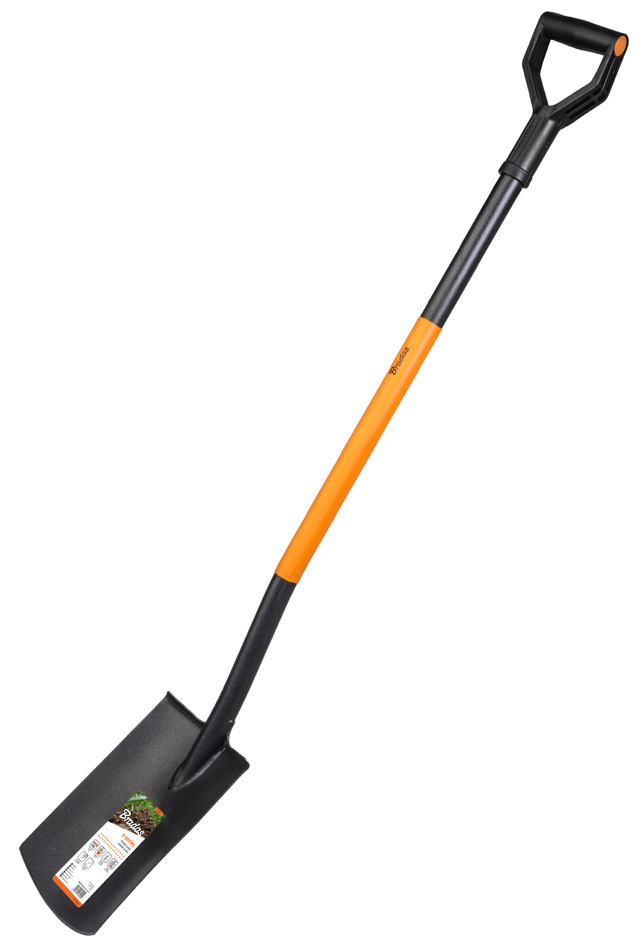 Bradas Spaten, Länge 1.250 mm, schwarz/orange Bradas Spaten, Länge 1.250 mm, schwarz/orange von bradas