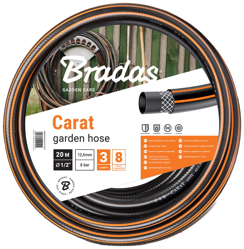 Bradas Gartenschlauch CARAT, 1/2, , schwarz/orange, 30 m Bradas Gartenschlauch CARAT, 1/2, , schwarz/orange, 30 m von bradas