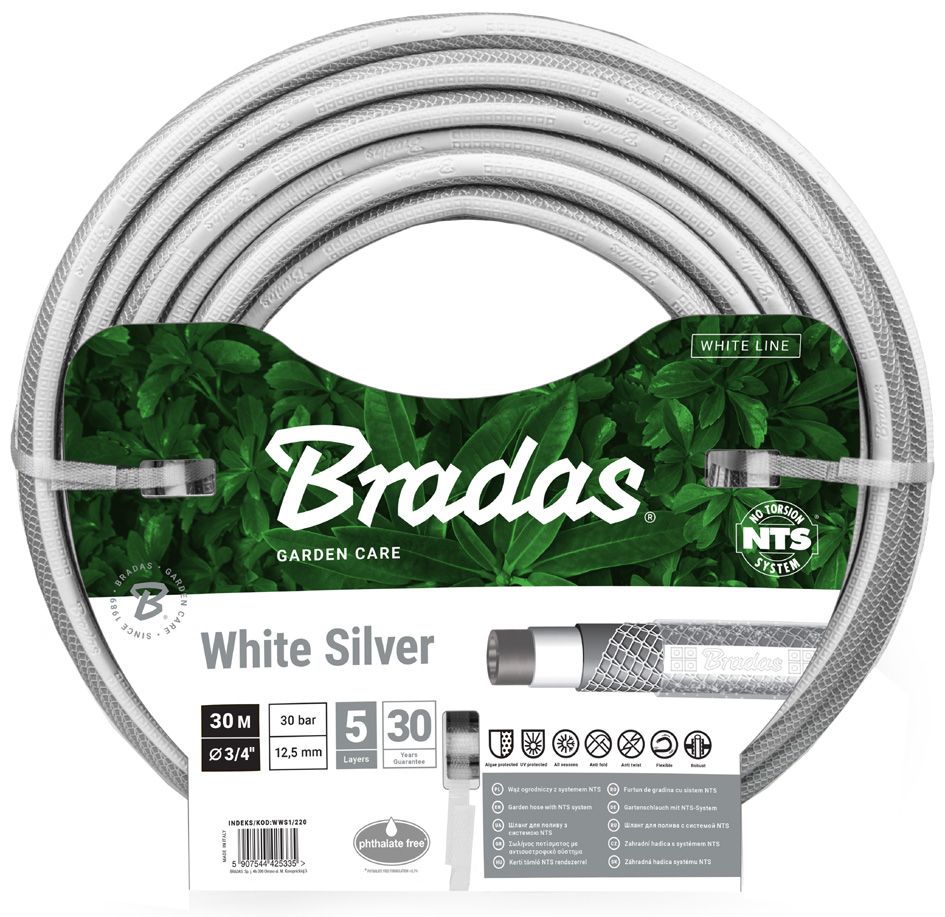 Bradas Gartenschlauch NTS WHITE SILVER, 1/2, , 30 m Bradas Gartenschlauch NTS WHITE SILVER, 1/2, , 30 m von bradas