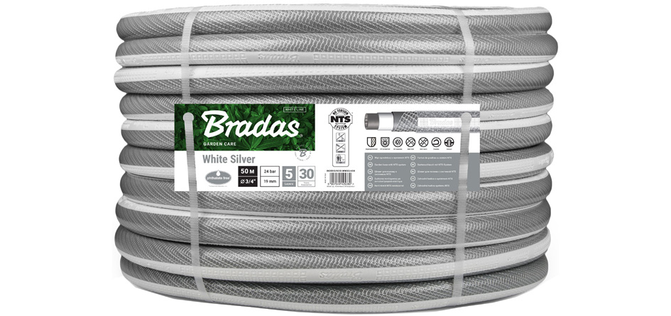Bradas Gartenschlauch NTS WHITE SILVER, 3/4, , 50 m Bradas Gartenschlauch NTS WHITE SILVER, 3/4, , 50 m von bradas