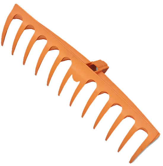 Bradas Rechen-Aufsatz TQ, 12 Zinken, orange Bradas Rechen-Aufsatz TQ, 12 Zinken, orange von bradas