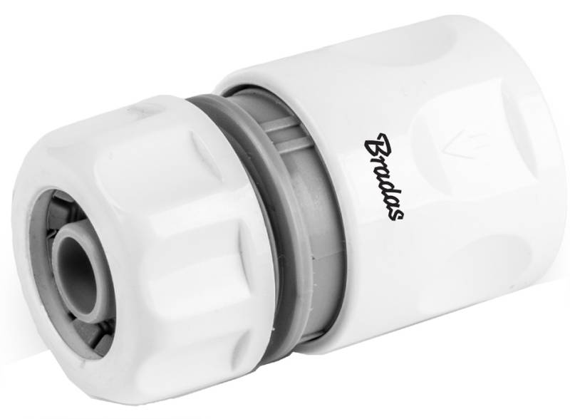 Bradas Schlauchkupplung WHITE LINE, 1/2, , weiß von bradas