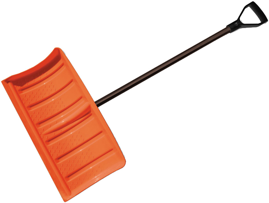 Bradas Schneeschieber mit Metallstiel, schwarz/orange Bradas Schneeschieber mit Metallstiel, schwarz/orange von bradas
