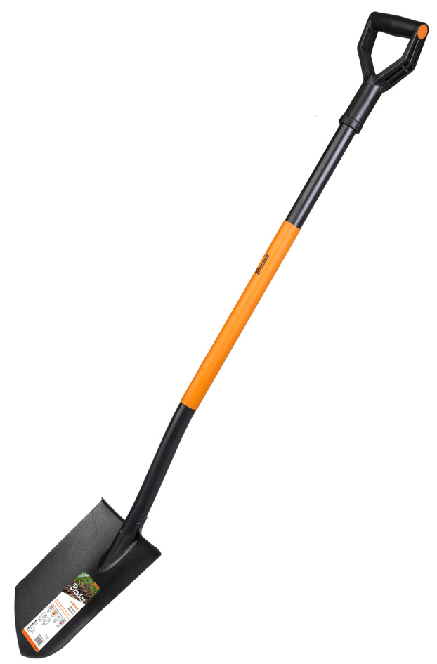 Bradas Spitzspaten, Länge: 1.250 mm, schwarz/orange Bradas Spitzspaten, Länge: 1.250 mm, schwarz/orange von bradas