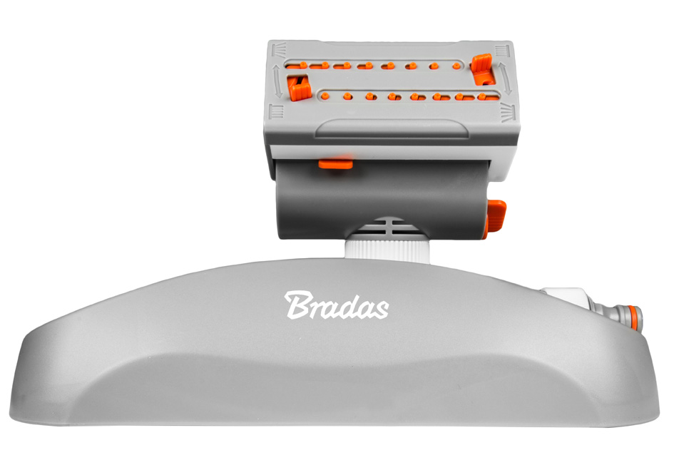 Bradas Turbo-Kreisregner WHITE LINE, grau/weiß/orange von bradas