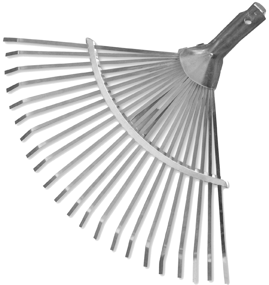Bradas Verstell-Fächerrechen-Aufsatz, aus Aluminium Bradas Verstell-Fächerrechen-Aufsatz, aus Aluminium von bradas