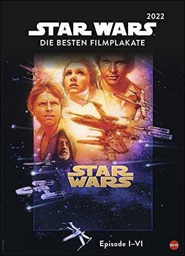 Star Wars - Die besten Filmplakate - Posterkalender - Kalender 2022 - Heye-Verlag - Wandkalender mit Kino-Postern - 49 cm x 68 cm von brand-name
