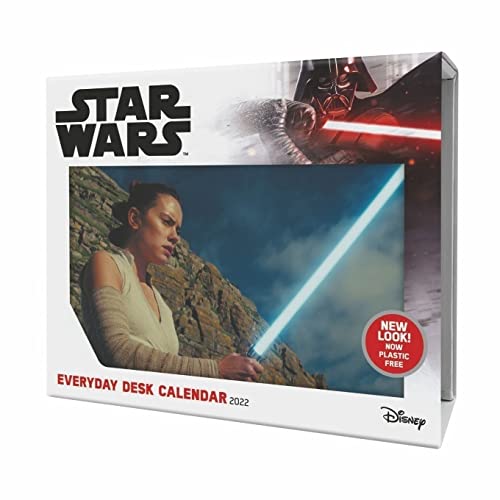 Star Wars - Tagesabreißkalender - Kalender 2022 - Heye-Verlag - Aufstellkalender mit interessanten Fakten - 14 cm x 11 cm von brand-name