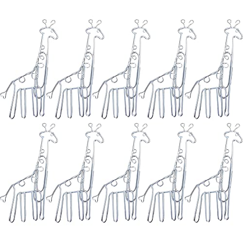 XXhailan Dekorative Büroklammern in Schmetterlingsform und Giraffenform, kreative Form für Lesezeichen, Büro, Schule, Schreibwaren, Notizbuch, Scrapbooks, Planer, Dekoration, 10 Stück (Giraffe) von brandname
