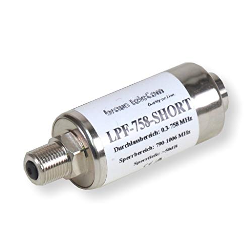 braun teleCom LTE Sperrfilter LPF 758 für DVB-T Empfangsgeräte braun teleCom LTE Sperrfilter LPF 758 für DVB-T Empfangsgeräte von braun teleCom
