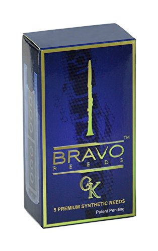 Bravo Synthetic Reeds for Bb Clarinet - Strength 1.5 (Box of 5), Model BR-C15 von bravo!