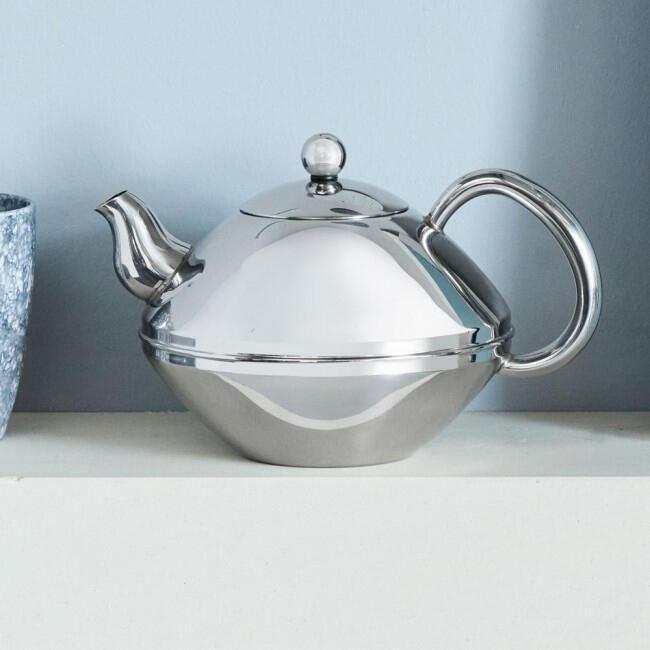 bredemeijer Ceylon Teekanne 1,4 l silber von bredemeijer