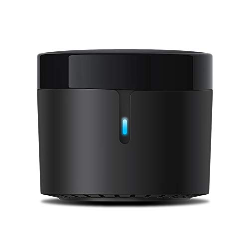 Broadlink RM4 mini-uniwersalny pilot zdalnego sterowania Wi-Fi + kontroler podczerwieni, sterowanie za pomocą aplikacji, kompatybilny z Alexa – obsługuje ponad 50 000 urządzeń domowych, telewizorów, klimatyzacji, płyt DVD von broadlink