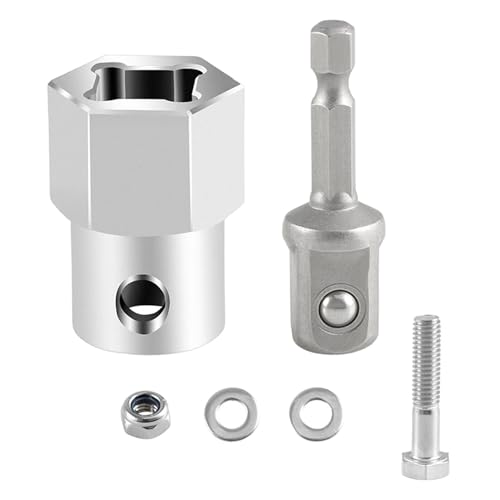 Anhänger -Jack -Socket -Adapter - Ein Anhang Des Kurbelgriffs Aus Robustem Edelstahlmaterial | Bequemes Zubehör Für Wartung Und Reparatur Als Bit -Umrechnungsinstrument Für Elektrische Schraubendreher Anhänger -Jack -Socket -Adapter - Ein Anhang Des Kurbelgriffs Aus Robustem Edelstahlmaterial | Bequemes Zubehör Für Wartung Und Reparatur Als Bit -Umrechnungsinstrument Für Elektrische Schraubendreher von brooksnaji