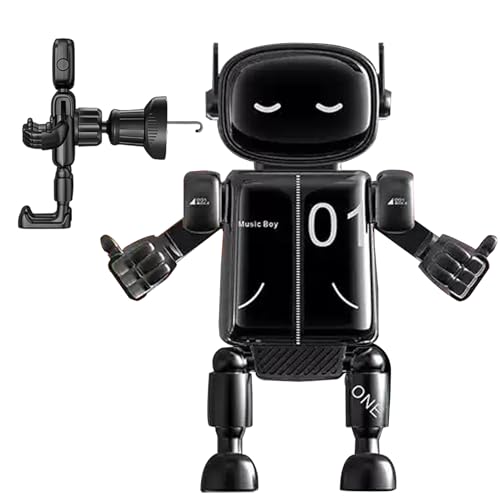 Telefonständer Cradle - Roboter -Handy -Autohalter, Automatische Mobiltelefone | Rotationseinstellung Roboter Konstruktion Auto Luftablüftung Telefonhalterung, Multifunktionales Anti -Stoß - -Lü von brooksnaji