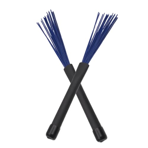 Trommelbürste, Drum Sticks Pinsel,Ergonomische stille Nicht-Schlupf-Drumsticks Mallets Pinsel | Instrumentenwerkzeug, Kunsthandwerk & Nähen für Studio, Live, Musik von brooksnaji