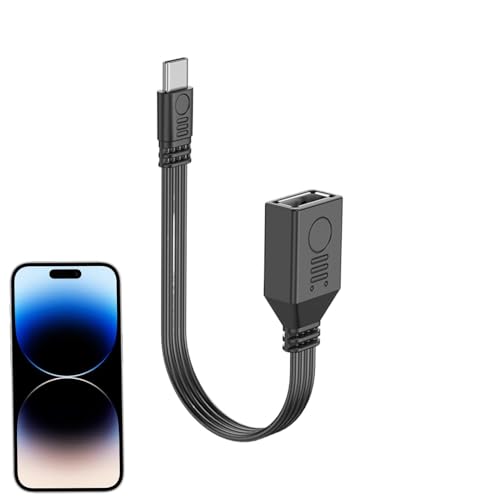 USB-Kabel, USB 2.0 Kabel Ladegerät Typ C, kurzes USB 2.0 Schnellladegerät 12 Zoll 480 MBPS Geschwindigkeit für Laptops Tablets für Mobiltelefone von brooksnaji