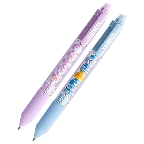 Gelschreiber - Ultrafeiner Gelschreiber 0,5 mm, blaue Tinte mit glattem Schreiben | graduierbarer Gelschreiber, blaue Tinte, radierbarer Stift, ultrafeiner Stift von brooksnaji