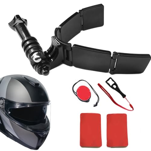 brooksnaji Stabiler Action-Sport-Kameragurt – Fahrradhelm-Kinnhalter, Biker-Cam-Montageset, flexible Aktions-Cam-Halterung, Sport-Cam-Kinnriemen für Biker, Skifahren brooksnaji Stabiler Action-Sport-Kameragurt – Fahrradhelm-Kinnhalter, Biker-Cam-Montageset, flexible Aktions-Cam-Halterung, Sport-Cam-Kinnriemen für Biker, Skifahren von brooksnaji