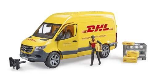bruder 02671 - MB Sprinter DHL mit Fahrer inkl. Gitterbox mit Versandpaketen - 1:16 Versand & Logistik Fahrzeug Transporter Paket-Dienst Lieferwagen bruder 02671 - MB Sprinter DHL mit Fahrer inkl. Gitterbox mit Versandpaketen - 1:16 Versand & Logistik Fahrzeug Transporter Paket-Dienst Lieferwagen von bruder