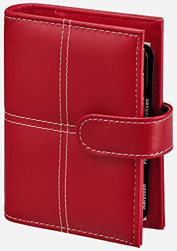 BSB Terminplaner Organizer Wochenplaner Terminkalender - 2025 - ca. A7-1 Woche = 2 Seiten - Fashion, kirschrot - Ringbuch mit 6-Fach Lochung, nachfüllbar – Modell Pocket - 02-0278 BSB Terminplaner Organizer Wochenplaner Terminkalender - 2025 - ca. A7-1 Woche = 2 Seiten - Fashion, kirschrot - Ringbuch mit 6-Fach Lochung, nachfüllbar – Modell Pocket - 02-0278 von bsb