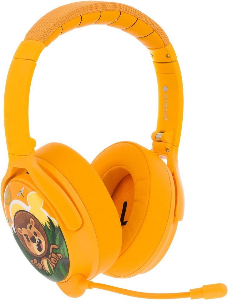 buddyphones™ kabelloser Cosmos+ Bluetooth-mit aktiver Geräuschunterdrückung Kinder-Kopfhörer (Hypoallergene Materialien für maximalen Komfort und Sicherheit beim Tragen., ohrumschließender, Faltbarer mit Mikrofon, 24 Stunden Akkulaufzeit) von buddyphones™