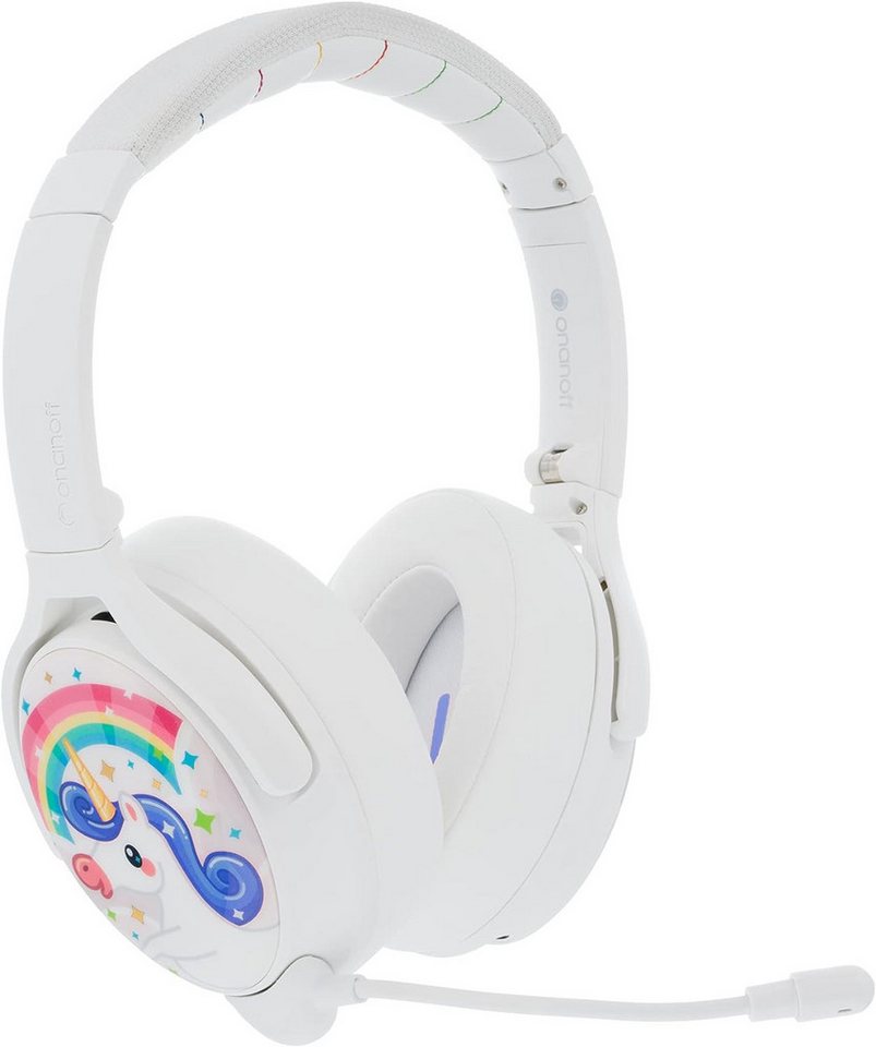 buddyphones™ kabelloser Cosmos+ Bluetooth-mit aktiver Geräuschunterdrückung Kinder-Kopfhörer (Innovatives Design mit StudyMode für konzentriertes Lernen und bessere Aufmerksamkeit., ohrumschließender, Faltbarer mit Mikrofon, 24 Stunden Akkulaufzeit) von buddyphones™