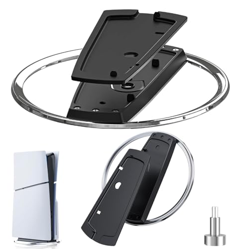 bukolico Vertikaler Standfuß für PS5 PS5 Slim Konsole - Vertikal Ständer aus ABS Edelstahl, Bietet Stabilität und Wärmeableitung Stand, Vertikaler Standfuß für Playstation 5 Slim, PS5 Konsole bukolico Vertikaler Standfuß für PS5 PS5 Slim Konsole - Vertikal Ständer aus ABS Edelstahl, Bietet Stabilität und Wärmeableitung Stand, Vertikaler Standfuß für Playstation 5 Slim, PS5 Konsole von bukolico